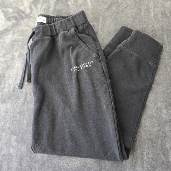 Abercrombie & Fitch Pants - Abercrombie And Fitch Black Sweat Joggers Size Large